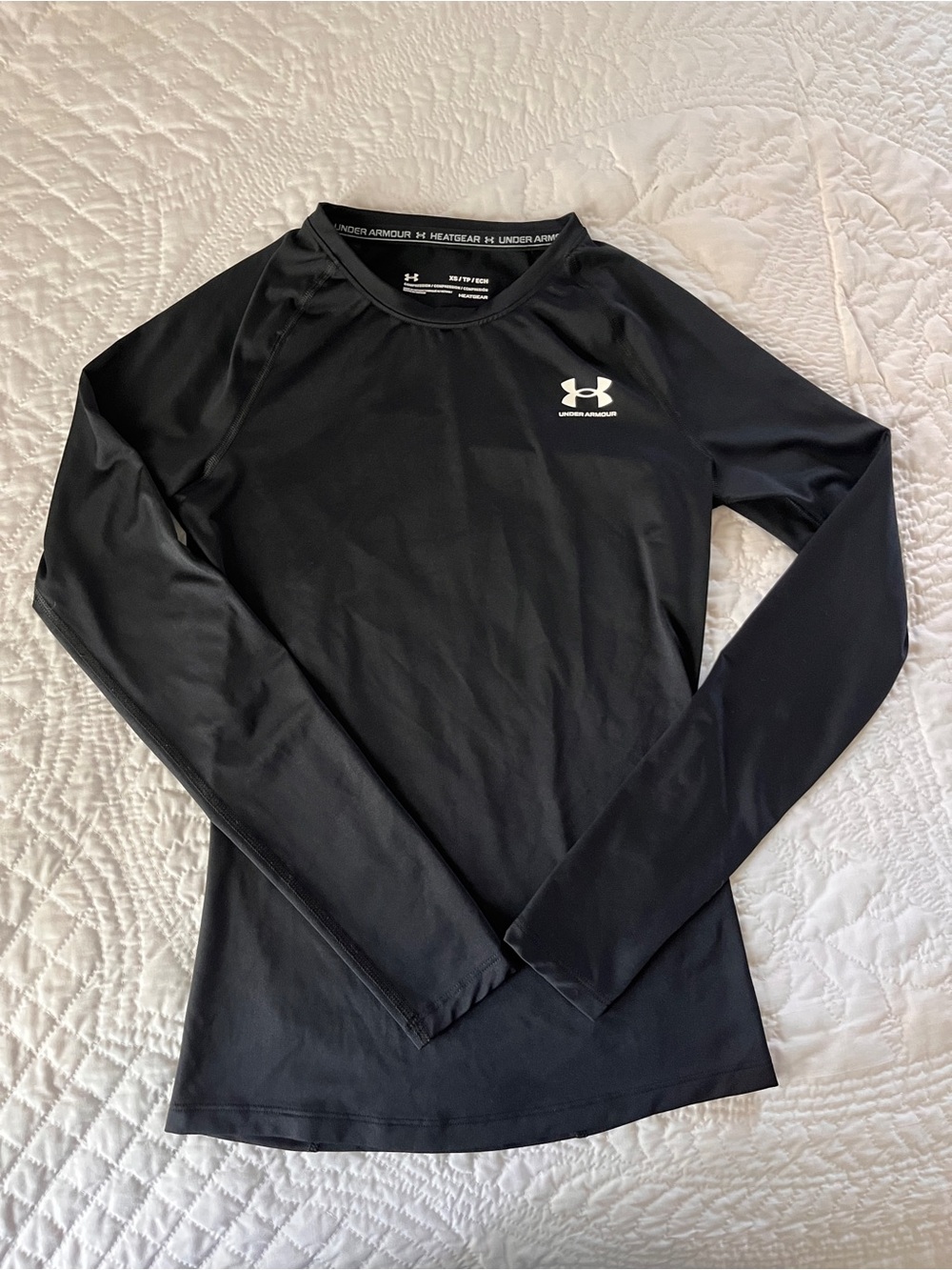 Under Armour Black Long-Sleeve HeatGear Performance Shirt